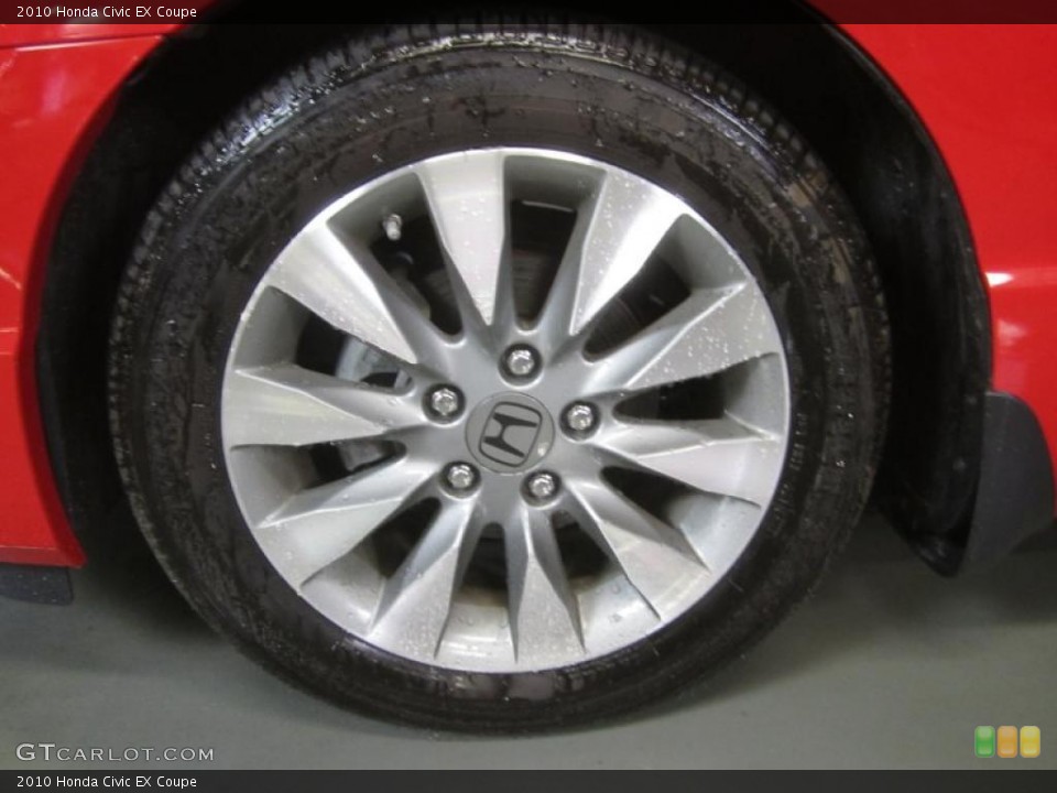 2010 Honda Civic EX Coupe Wheel and Tire Photo #47917593