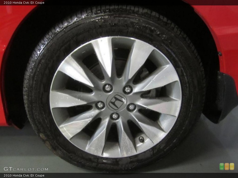 2010 Honda Civic EX Coupe Wheel and Tire Photo #47917609