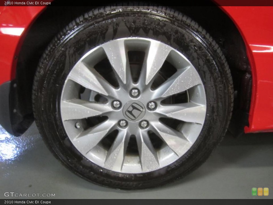 2010 Honda Civic EX Coupe Wheel and Tire Photo #47917731
