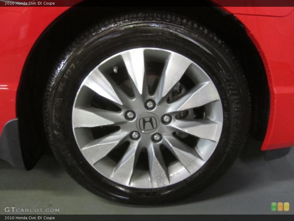 2010 Honda Civic EX Coupe Wheel and Tire Photo #47917746