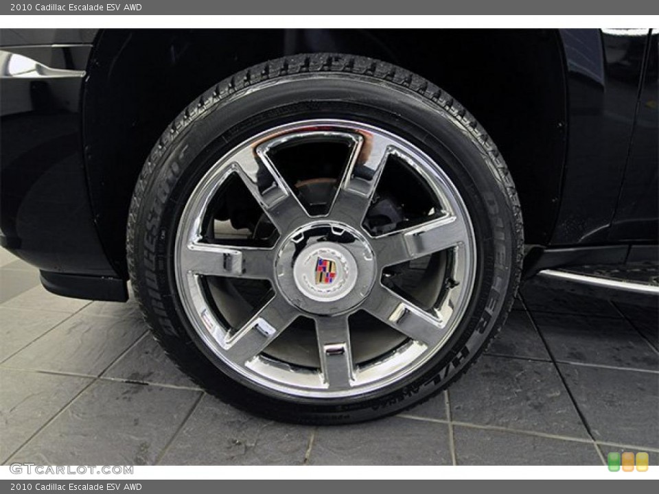 2010 Cadillac Escalade ESV AWD Wheel and Tire Photo #47918202