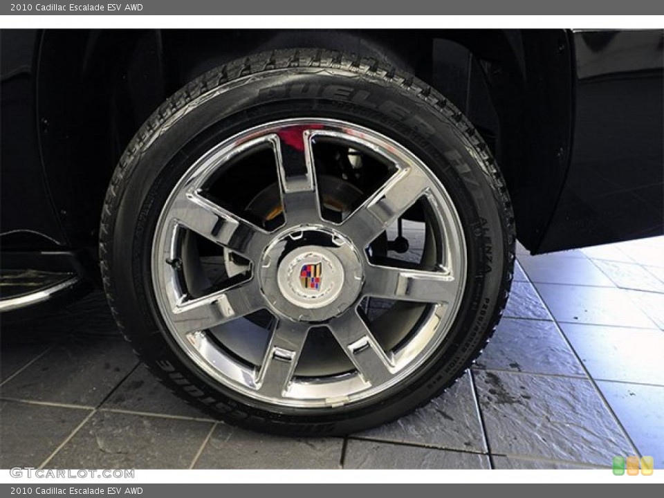 2010 Cadillac Escalade ESV AWD Wheel and Tire Photo #47918217