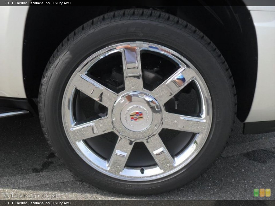 2011 Cadillac Escalade ESV Luxury AWD Wheel and Tire Photo #47919228
