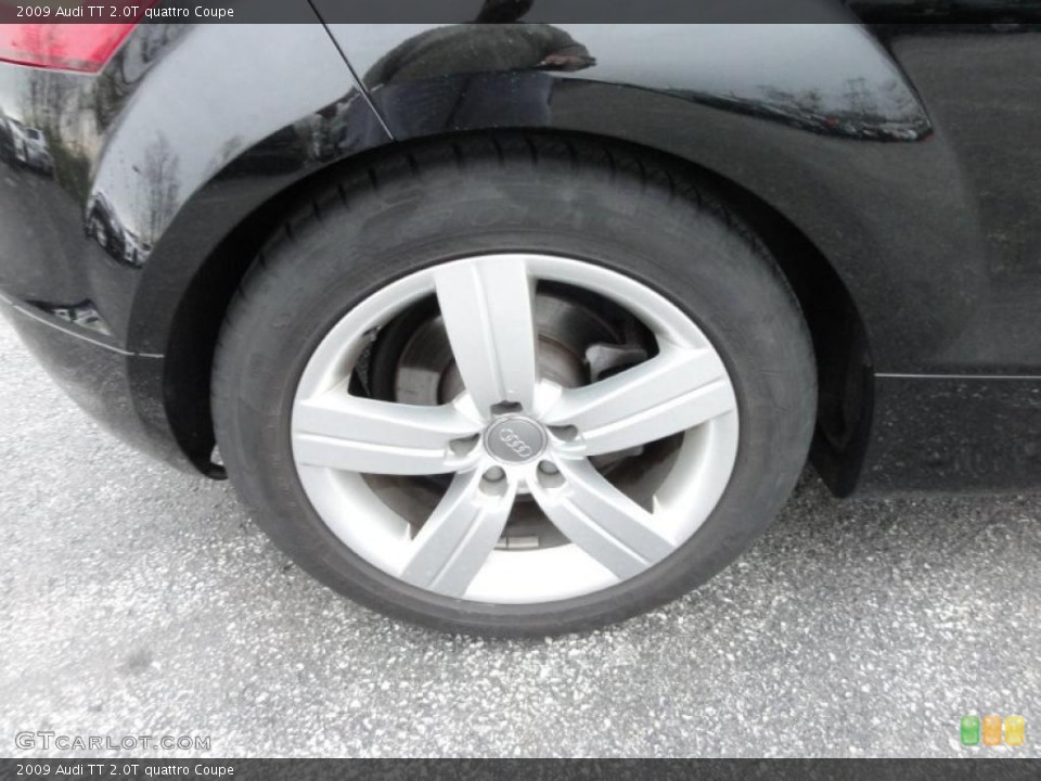 2009 Audi TT 2.0T quattro Coupe Wheel and Tire Photo #47931993