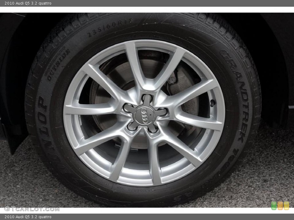 2010 Audi Q5 3.2 quattro Wheel and Tire Photo #47935602
