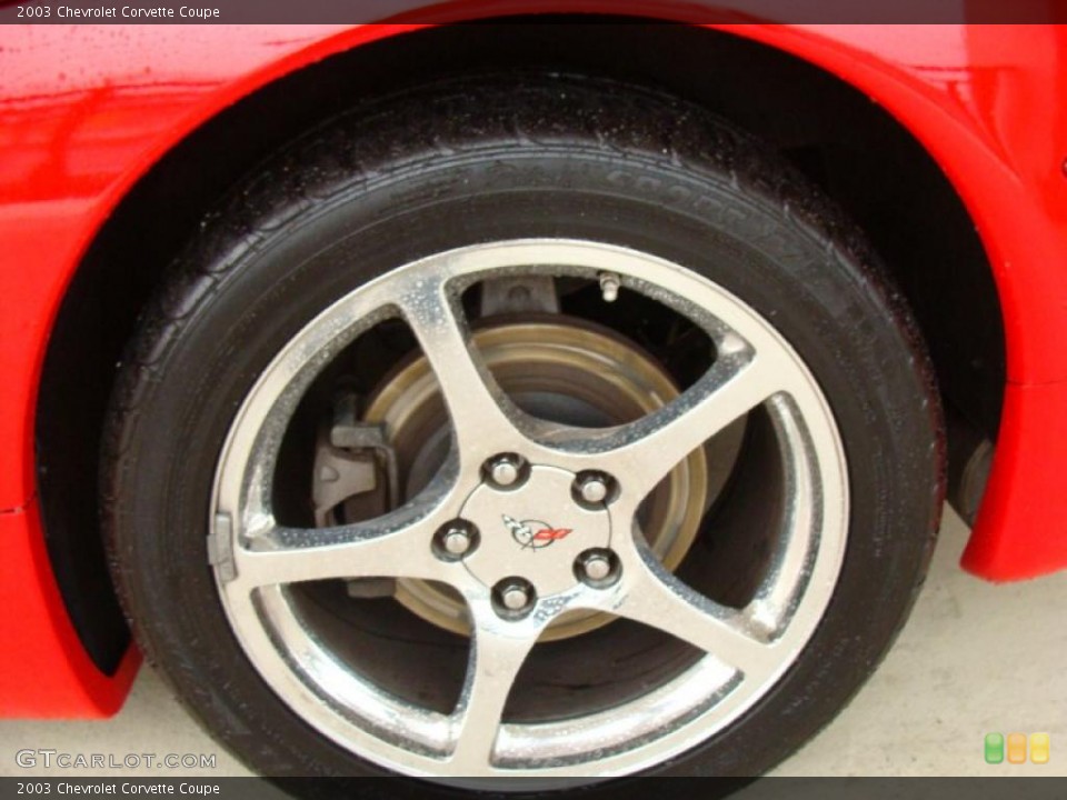 2003 Chevrolet Corvette Coupe Wheel and Tire Photo #47958501