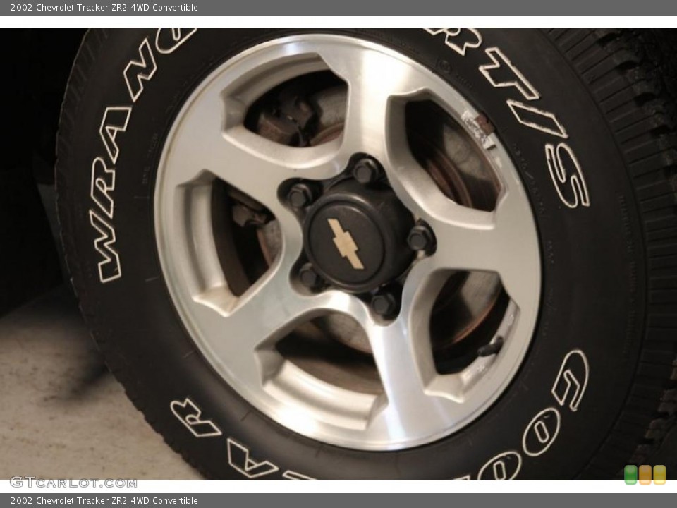 2002 Chevrolet Tracker ZR2 4WD Convertible Wheel and Tire Photo #47961006