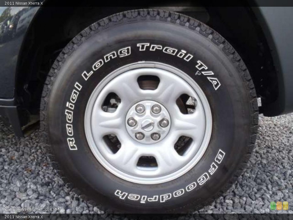 2011 Nissan Xterra X Wheel and Tire Photo #47968358