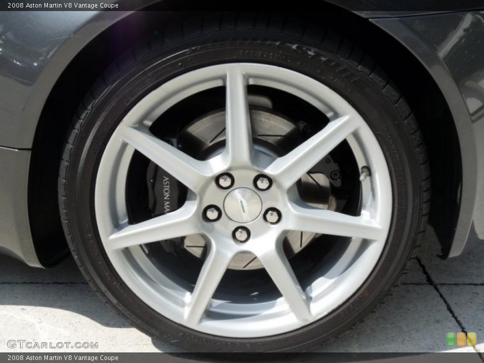 2008 Aston Martin V8 Vantage Coupe Wheel and Tire Photo #47976788