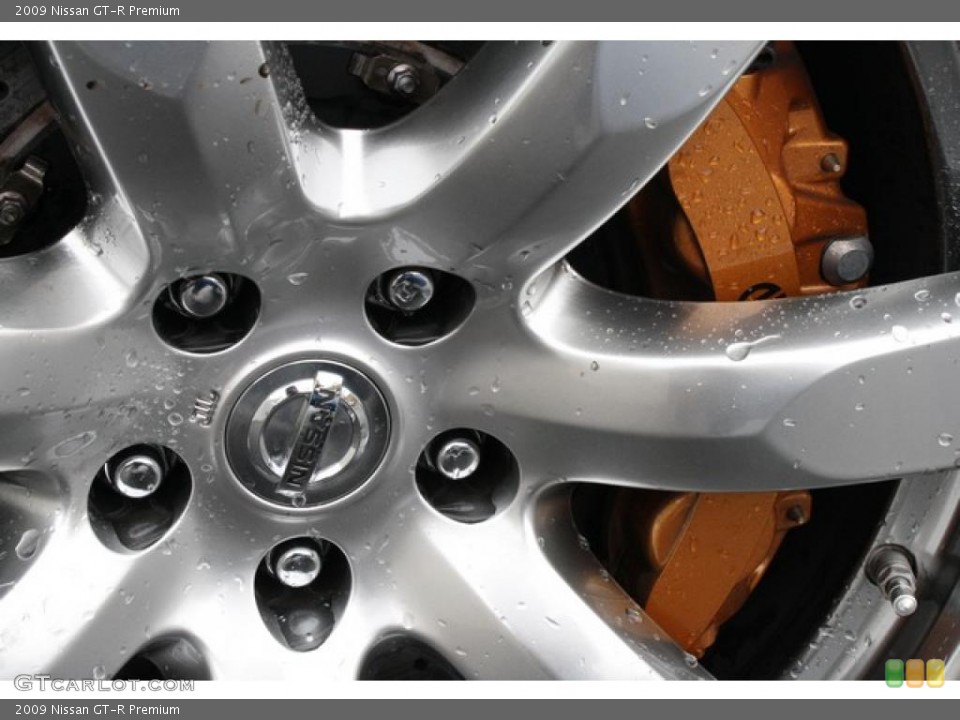 2009 Nissan GT-R Premium Wheel and Tire Photo #47985281