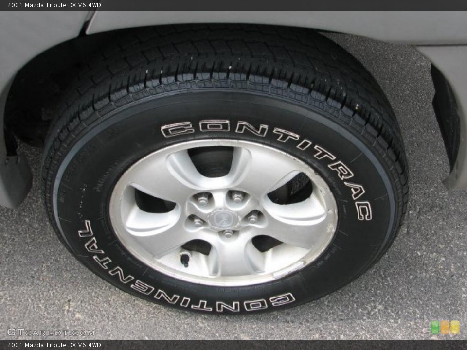 2001 Mazda Tribute DX V6 4WD Wheel and Tire Photo #47989881