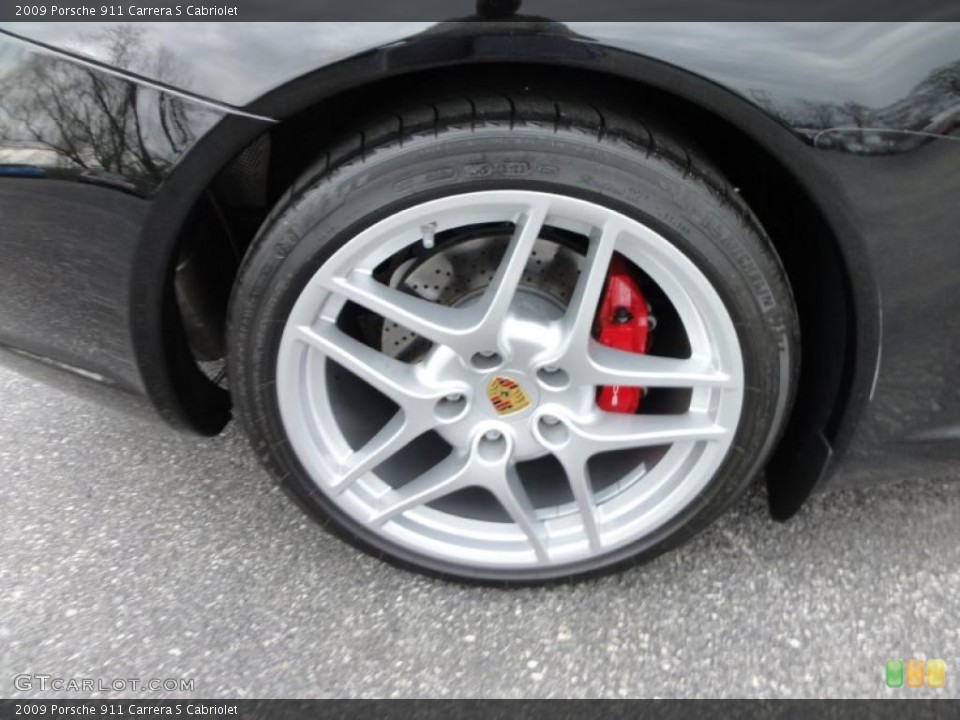 2009 Porsche 911 Carrera S Cabriolet Wheel and Tire Photo #47990454
