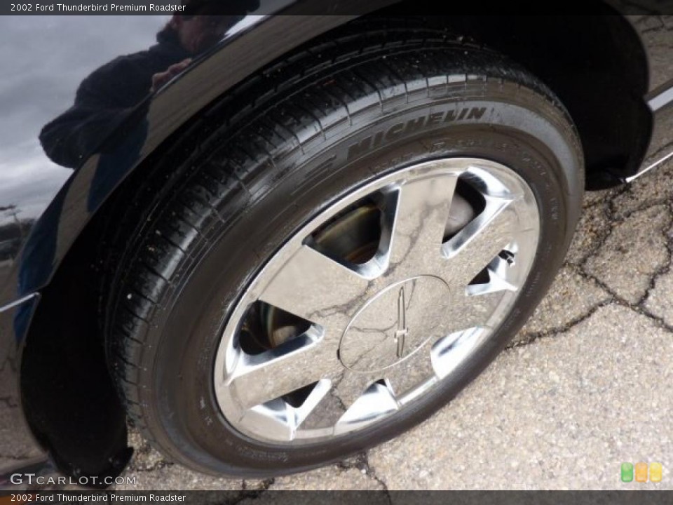 2002 Ford Thunderbird Premium Roadster Wheel and Tire Photo #47996013