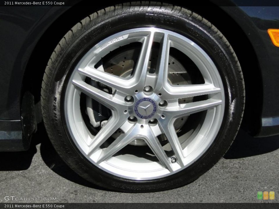 2011 Mercedes-Benz E 550 Coupe Wheel and Tire Photo #47996885