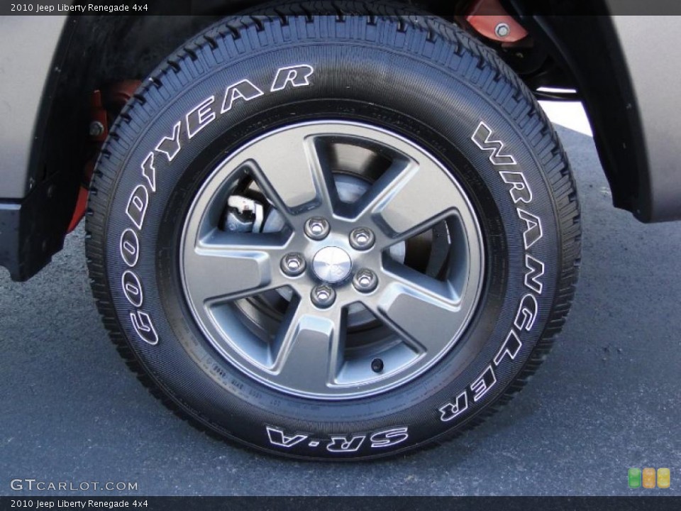 2010 Jeep Liberty Renegade 4x4 Wheel and Tire Photo #47997585