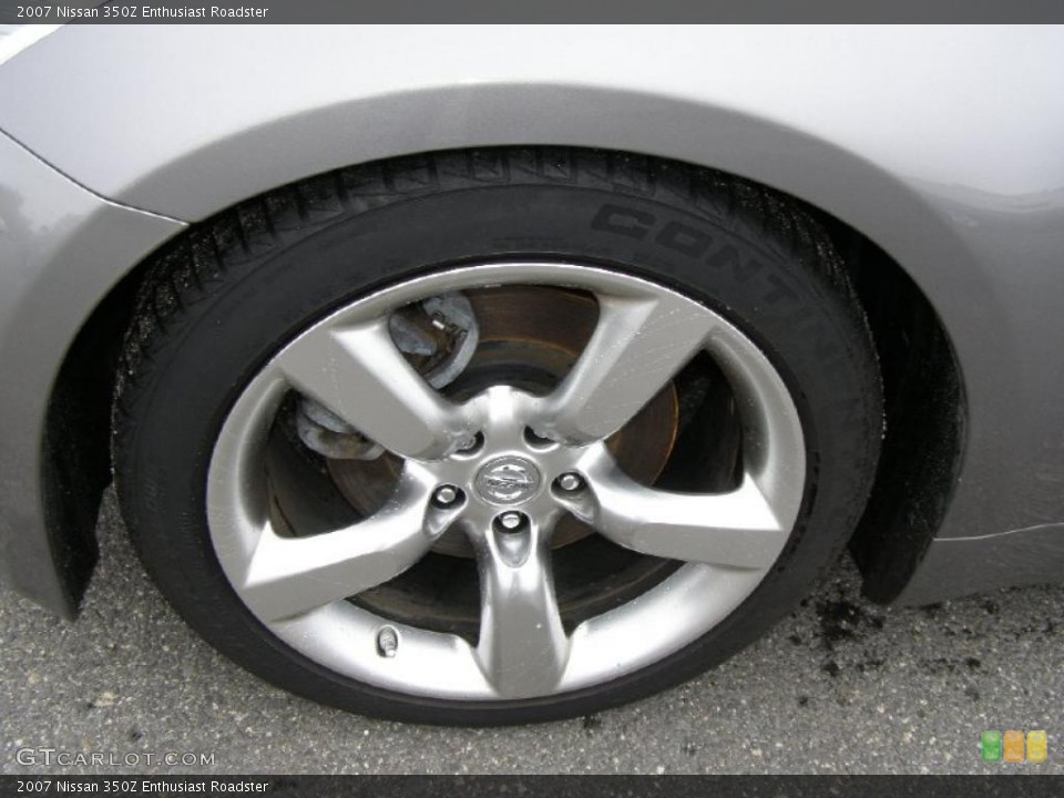 2007 Nissan 350Z Enthusiast Roadster Wheel and Tire Photo #48002070