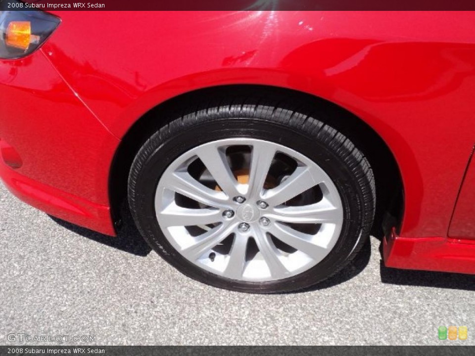 2008 Subaru Impreza WRX Sedan Wheel and Tire Photo #48004788