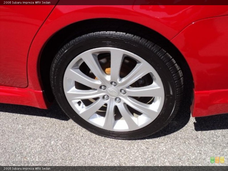 2008 Subaru Impreza WRX Sedan Wheel and Tire Photo #48004803