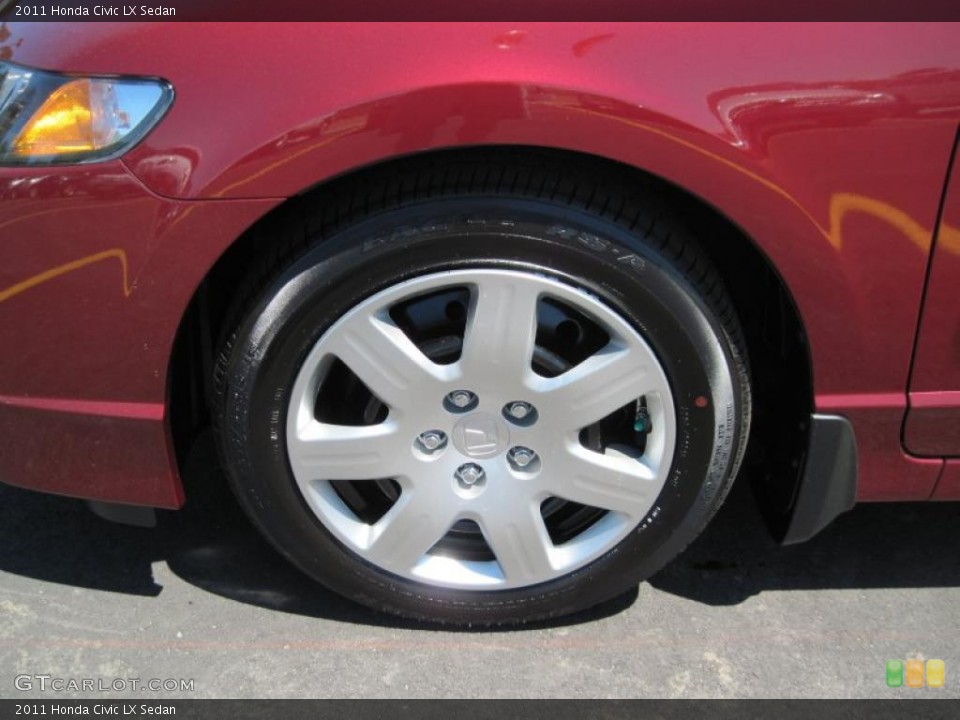 2011 Honda Civic LX Sedan Wheel and Tire Photo #48006808