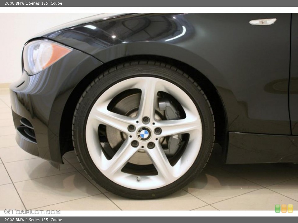2008 BMW 1 Series 135i Coupe Wheel and Tire Photo #48010912