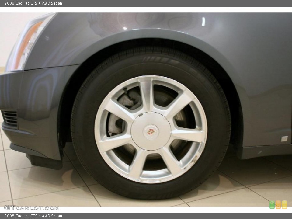 2008 Cadillac CTS 4 AWD Sedan Wheel and Tire Photo #48020610
