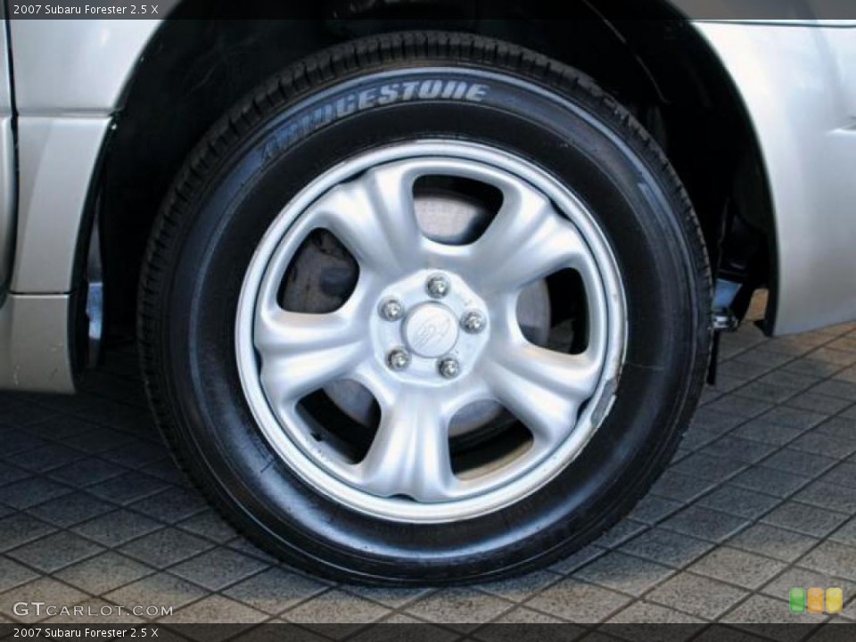 2007 Subaru Forester 2.5 X Wheel and Tire Photo #48033896