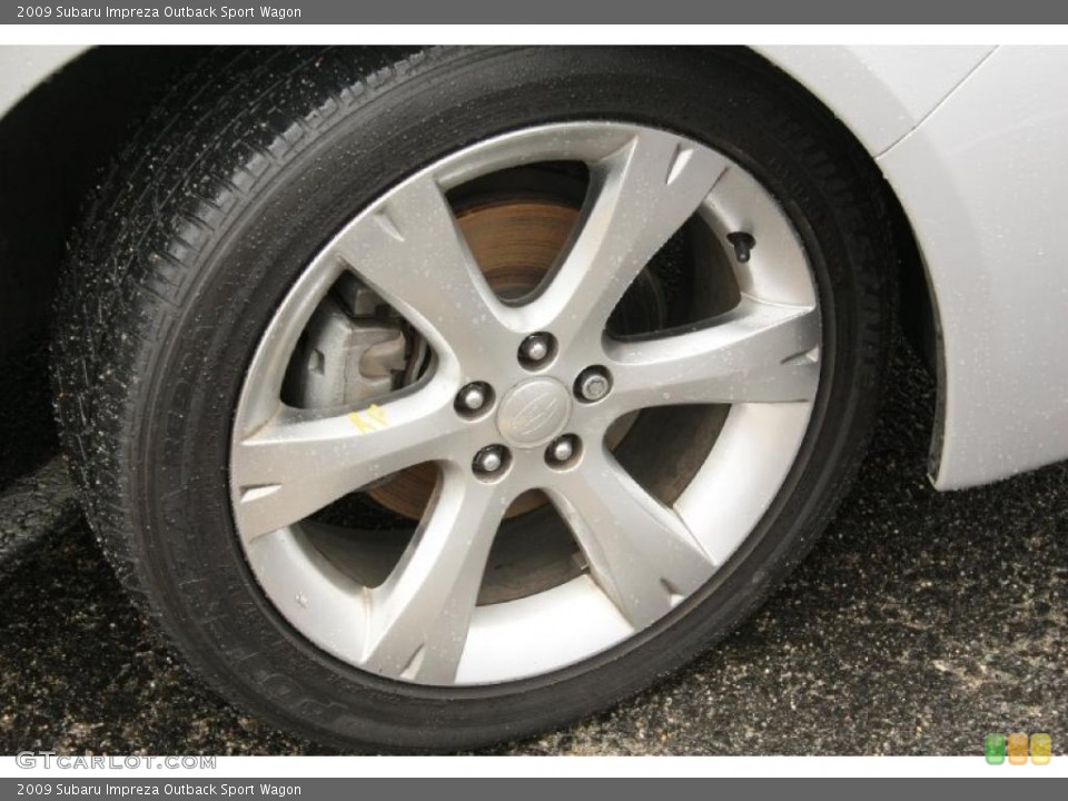 2009 Subaru Impreza Outback Sport Wagon Wheel and Tire Photo #48034742