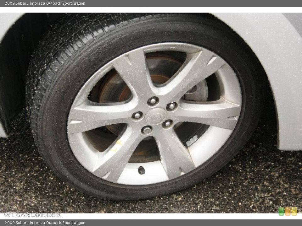 2009 Subaru Impreza Outback Sport Wagon Wheel and Tire Photo #48034787