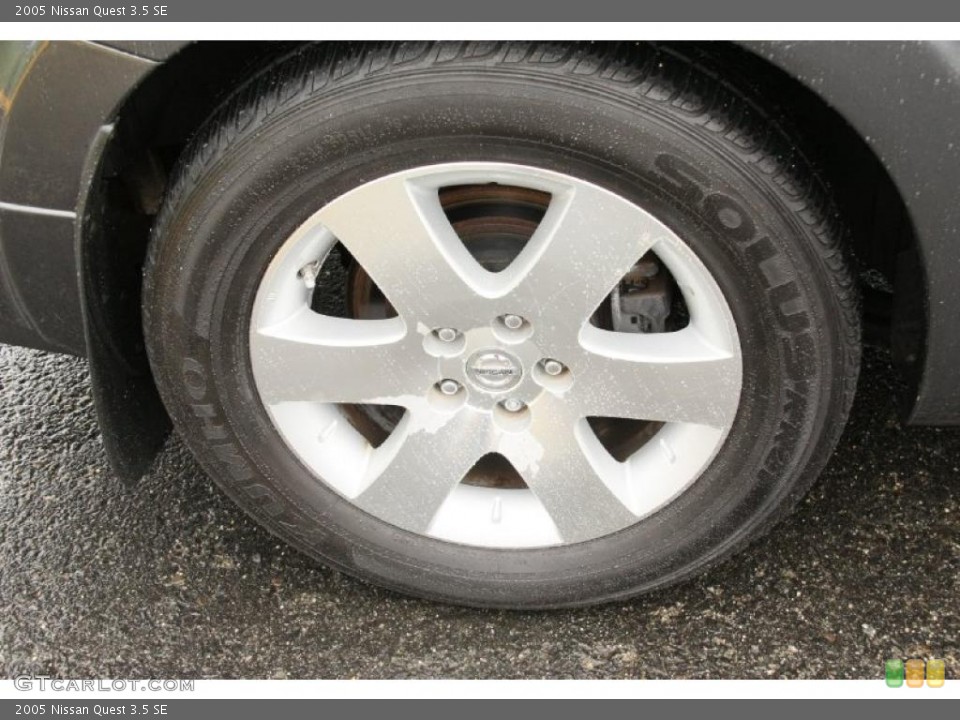 2005 Nissan Quest 3.5 SE Wheel and Tire Photo #48035954