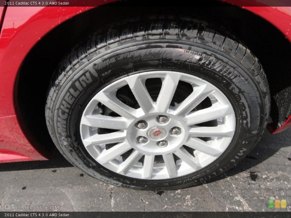 2011 Cadillac CTS 4 3.0 AWD Sedan Wheel and Tire Photo #48040454