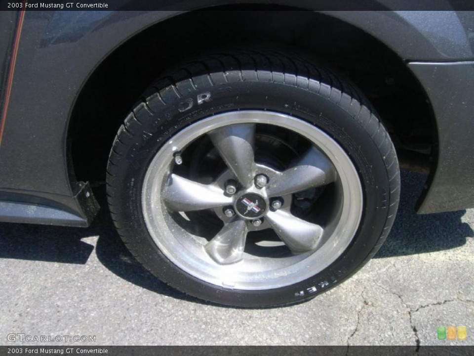 2003 Ford Mustang GT Convertible Wheel and Tire Photo #48052007