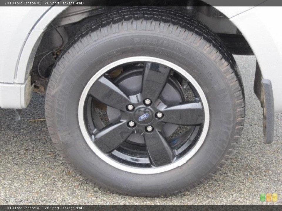 2010 Ford Escape XLT V6 Sport Package 4WD Wheel and Tire Photo #48054614