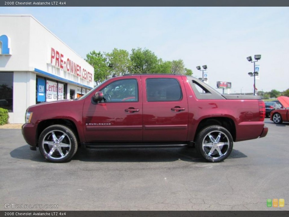 2008 Chevrolet Avalanche Custom Wheel and Tire Photo #48055841