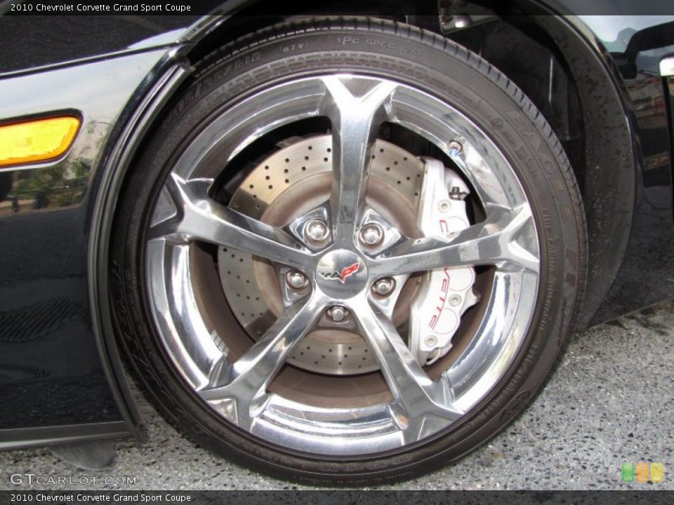 2010 Chevrolet Corvette Grand Sport Coupe Wheel and Tire Photo #48057881