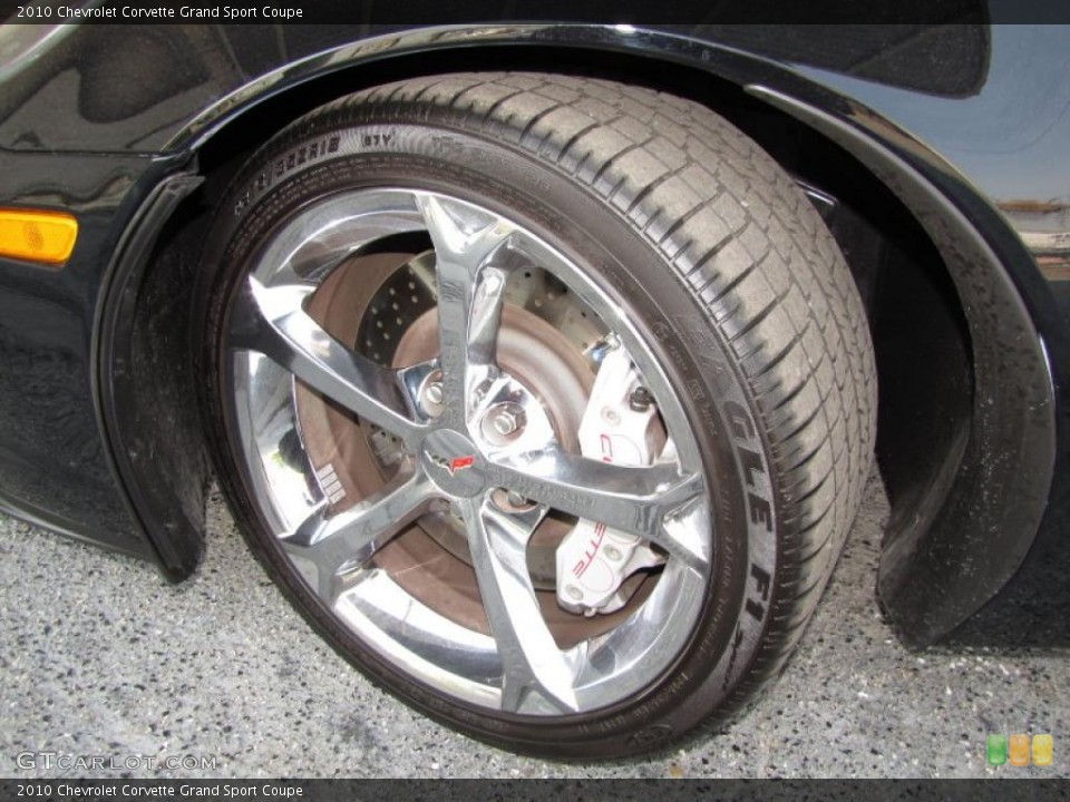 2010 Chevrolet Corvette Grand Sport Coupe Wheel and Tire Photo #48057899