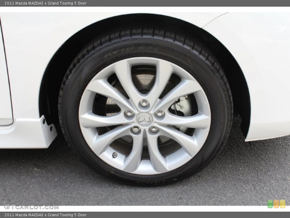 2011 Mazda MAZDA3 s Grand Touring 5 Door Wheel and Tire Photo #48061913