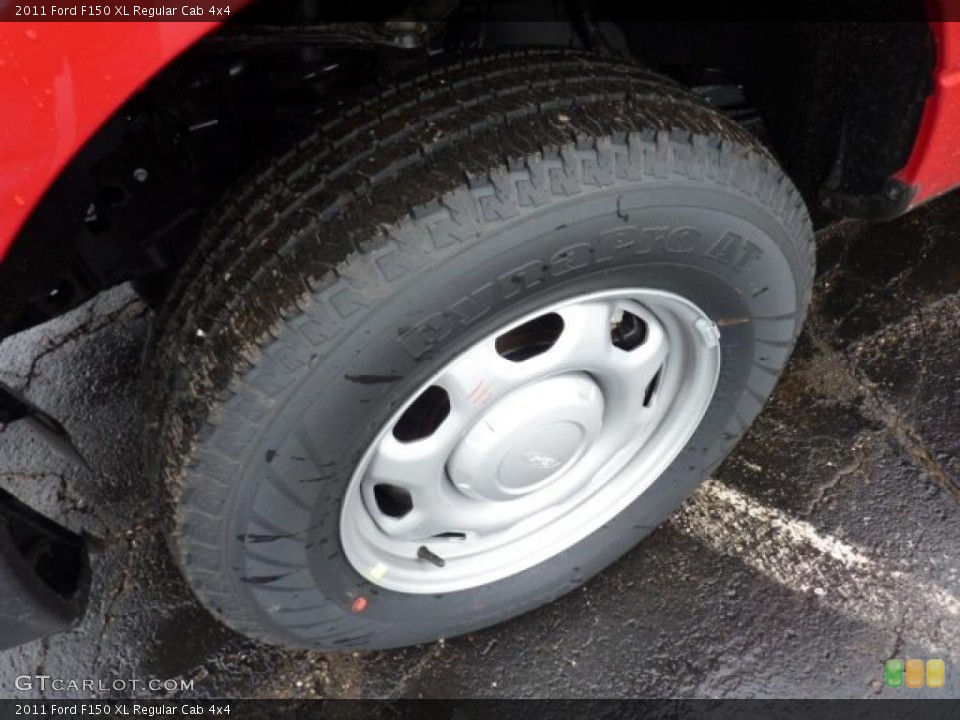 2011 Ford F150 XL Regular Cab 4x4 Wheel and Tire Photo #48064301