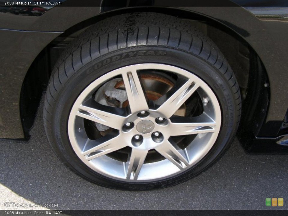 2008 Mitsubishi Galant RALLIART Wheel and Tire Photo #48066662