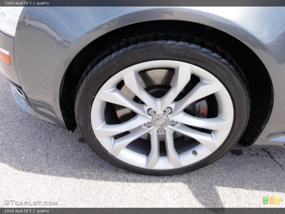 2009 Audi S8 5.2 quattro Wheel and Tire Photo #48068111