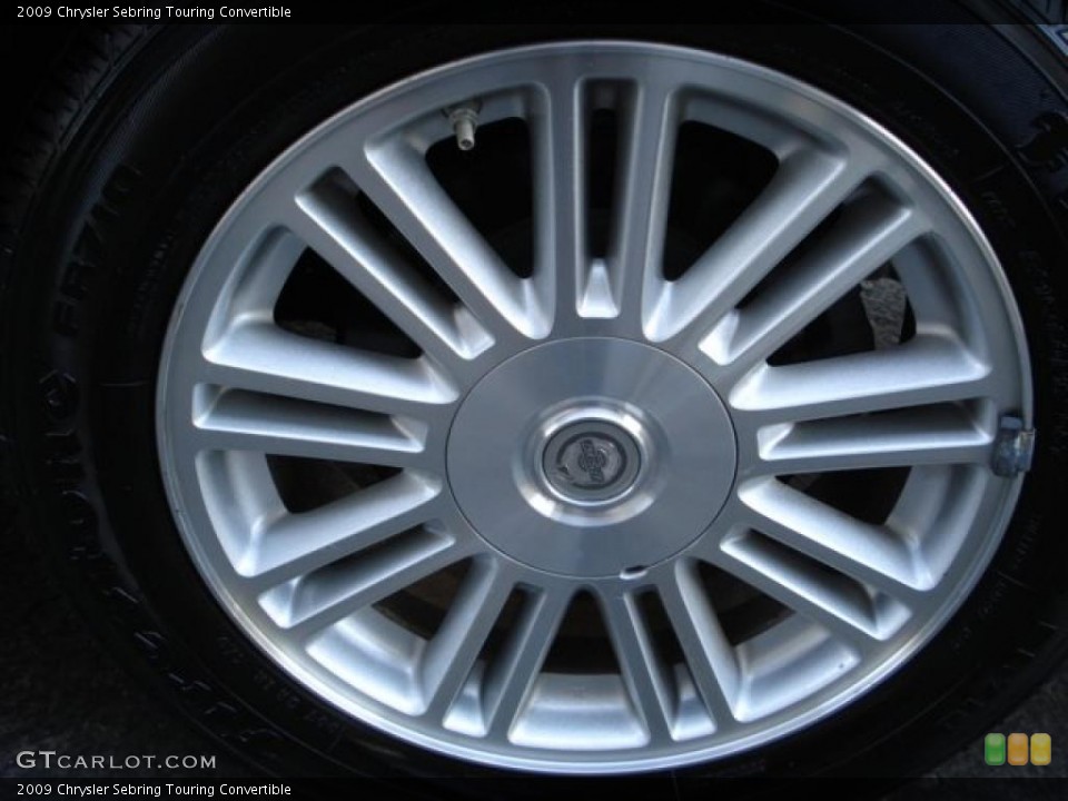 2009 Chrysler Sebring Touring Convertible Wheel and Tire Photo #48082077