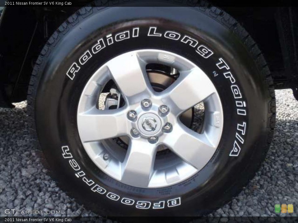2011 Nissan Frontier SV V6 King Cab Wheel and Tire Photo #48100425