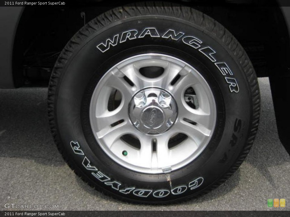 2011 Ford Ranger Sport SuperCab Wheel and Tire Photo #48102510