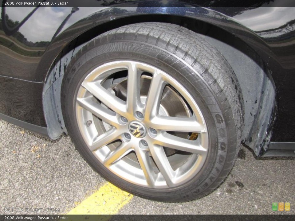 2008 Volkswagen Passat Lux Sedan Wheel and Tire Photo #48105795