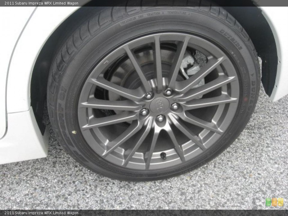 2011 Subaru Impreza WRX Limited Wagon Wheel and Tire Photo #48119229