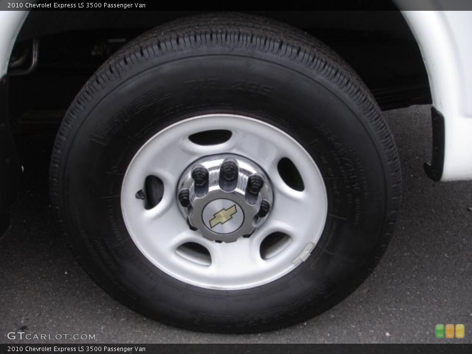 2010 Chevrolet Express LS 3500 Passenger Van Wheel and Tire Photo #48123328