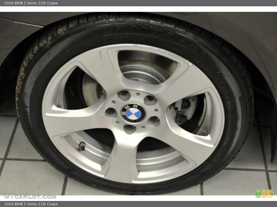 2009 BMW 3 Series 328i Coupe Wheel and Tire Photo #48129973