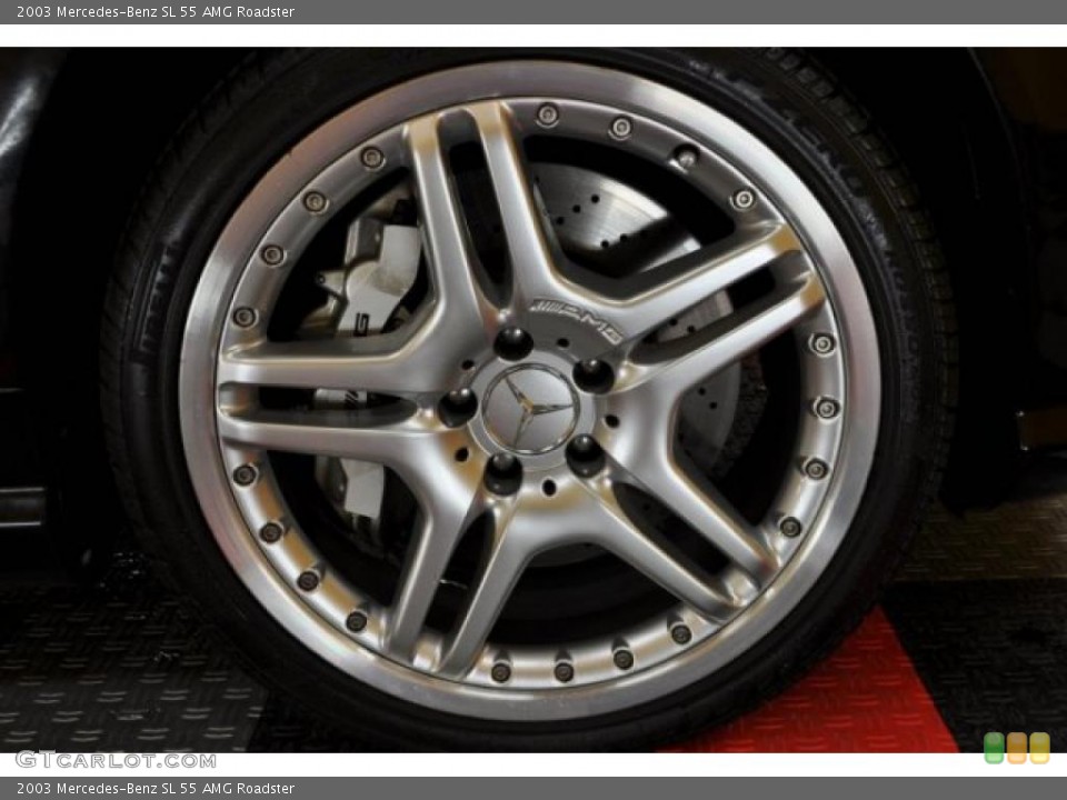 2003 Mercedes-Benz SL 55 AMG Roadster Wheel and Tire Photo #48132641