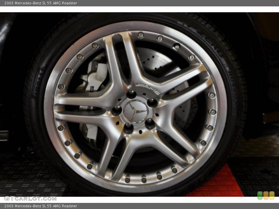 2003 Mercedes-Benz SL 55 AMG Roadster Wheel and Tire Photo #48132677