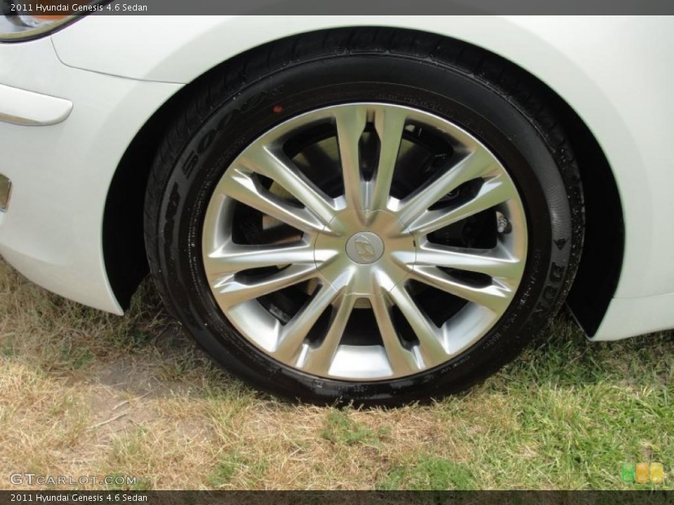 2011 Hyundai Genesis 4.6 Sedan Wheel and Tire Photo #48133442