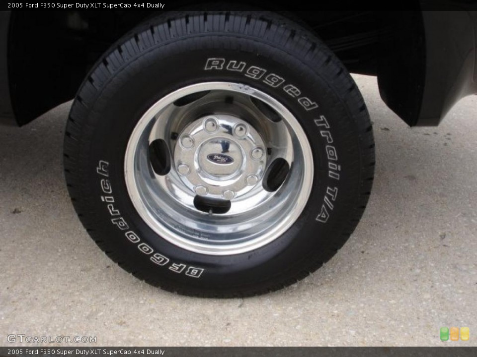 2005 Ford F350 Super Duty XLT SuperCab 4x4 Dually Wheel and Tire Photo #48136209